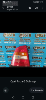 OPEL ASTRA G SOL STOP