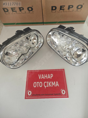 VW Golf 4 Depo marka far sissiz