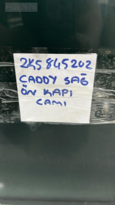 CADDY 04-15 ÇIKMA KAPI CAMI - SAĞ ÖN -  2K5845202