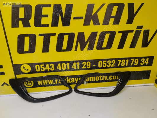 RENAULT FLUENCE SİS ÇERÇEVESİ PARLAK SİYAH SAĞ SOL ORJ RENKAY OTO