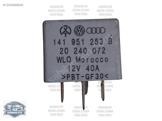 VOLKSWAGEN BORA SICAK BAŞLATMA ROLESİ ORJİNAL 141951253B