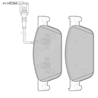 Transporter T5-T6 Ön Fren Balatası 2.0TDI 2005-2010 7E0698151B