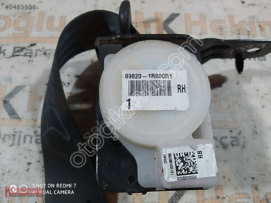 HYUNDAİ ACCENTBLUEARKASAĞ EMNİYETKEMERİ898201R000RY89820-1R0