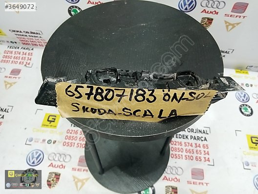 SKODA SCALA SOL ÖN TAMPON BRAKETİ OEM 657807183 ÇIKMA SÖKME YEDE