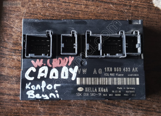 VOLKSWAGEN CADDY KONFOR BEYNİ ( 1K0 959 433 AK )