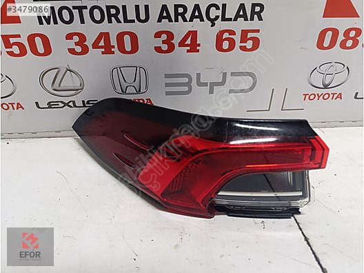 TOYOTA COROLLA DÜZ SOL DIŞ STOP ÇIKMA ORİJİNAL PARÇA 2019-2024