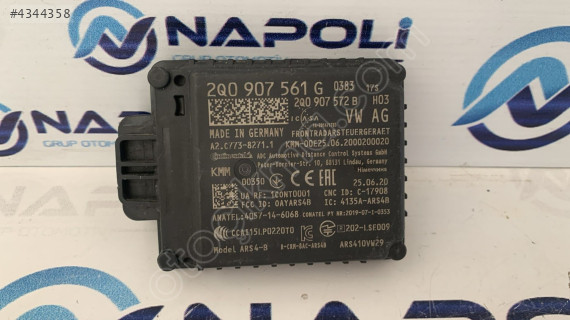 2Q0907561G VW AUDİ SEAT SKODA RADAR BEYNİ 2016/2025
