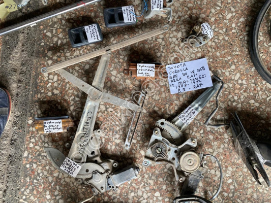 TOYOTA COROLLA SAĞ ARKA KAPI CAM KRİKOSU ELEKTRİKLİ 1988-1992