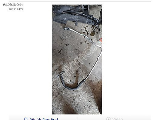 w212 e-klasse a651 motor klima boru takımı komple