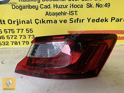 RENAULT MEGAN 4 SAĞ DIŞ STOP ORJİNAL ÇIKMA SÖKME YEDEK PARÇALARI