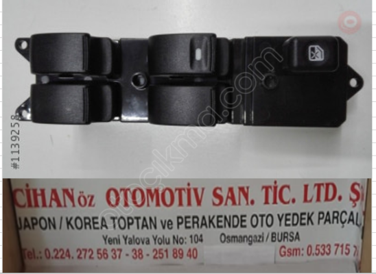 Mitsubishi L200 Sol Cam Düğme Takımı 2006- Sonrası