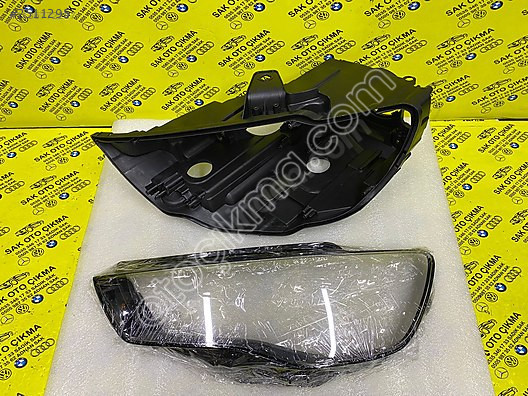 AUDİ A3 SOL FAR CAMI VE KASASI / XENON TİP / 2012-2016