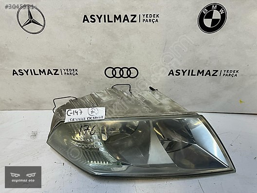 SKODA OCTAVİA SAĞ FAR ORJİNAL 2006-2010 UYUMLU
