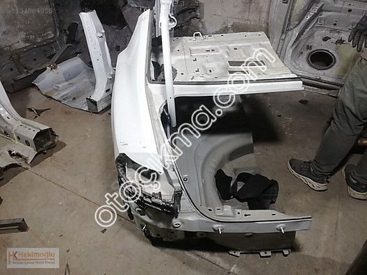 VW Passat B8 Beyaz Sol Arka Çamurluk Şasi Kupa M