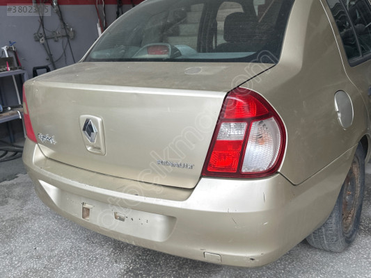 Renault clio symbol 1999-2009 Arka tampon bagaj kapağı kesme arka