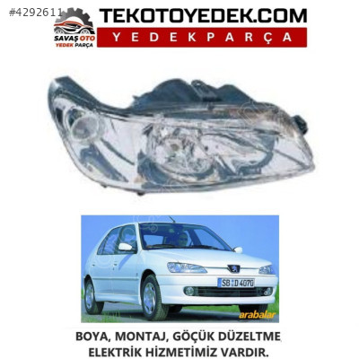 PEUGEOT 306 ÖN FAR SAĞ SOL 2000 VE ÜZERİ / KAMPANYA