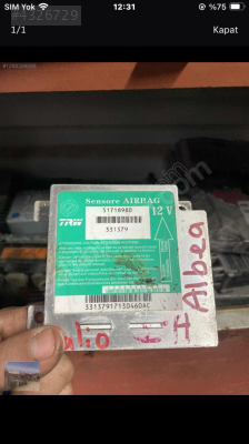 Fiat palio aırbag beyni