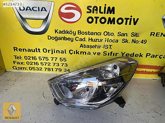 DACİA LODGY ÇIKA ORJİNAL SOL FAR VE DİĞER PARÇALARI