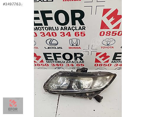 HONDA CİVİC SOL FAR ORJİNAL ÇIKMA YEDEK PARÇA 12-15