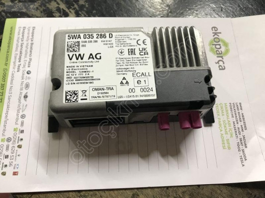 VOLKSWAGEN TAİGO 2019 2024 ACİL YARDIM KONTROL ÜNİTE 5WA035286D