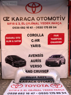 2013-2018 AURIS ÇIKMA ORJINAL ARKA TAMPON