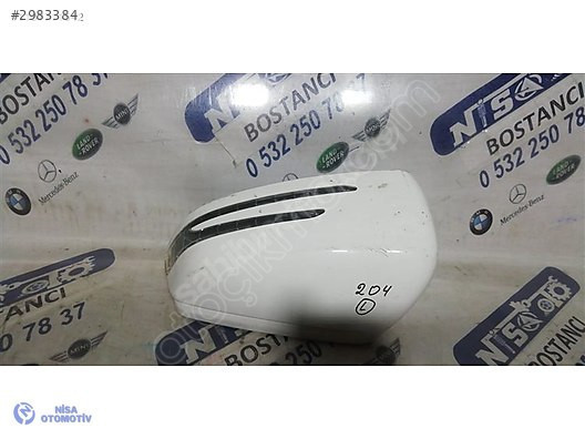 MERCEDES C SERİSİ W204 KASA SOL AYNA KAPAĞI BEYAZ A2128100964