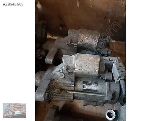 Toyota Yaris 2006-2011 Marş Dinamosu Sökme Orjinal 28100-0Y021
