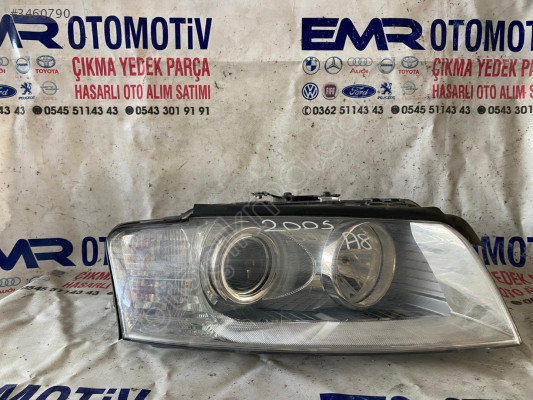 2005 Audi A8 sağ ön far EMR OTOMATV