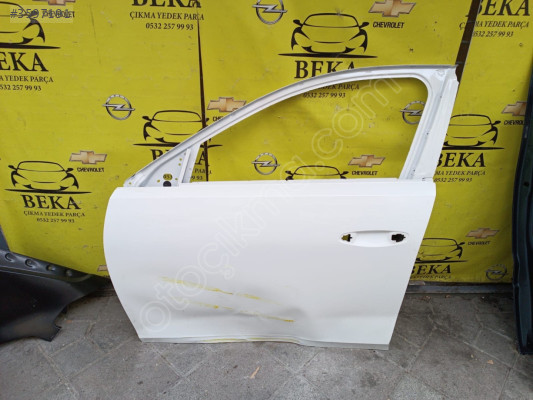 OPEL ASTRA L SOL ÖN KAPI BEYAZ ÇIKMA ORJİNAL YEDEK PARÇA
