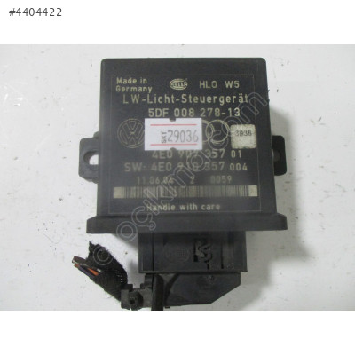 Audi A8 Far Ayar Kontrol Beyni 4E0907357 4E0910357 5DF008278-13