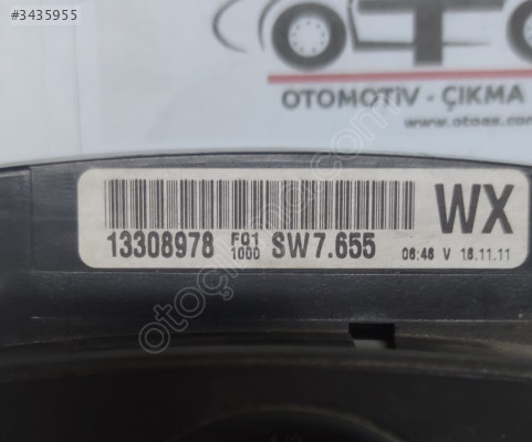 OPEL ASTRA-H HIZ VE DEVİR SAAT GÖSTERGESİ 13308978