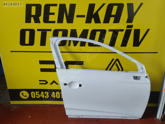 801100754R RENAULT CLİO 5 SAĞ ÖN KAPI BEYAZ ORJ ÇIKMA RENKAY