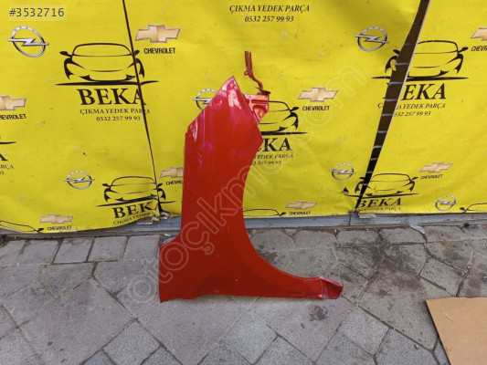OPEL CORSA F SAĞ ÖN ÇAMURLUK KIRMIZI ÇIKMA ORJİNAL YEDEK PARÇA