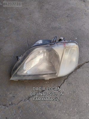 DACİA LOGAN ORJİNAL HATASIZ SOL ÖN FAR 2003-2009
