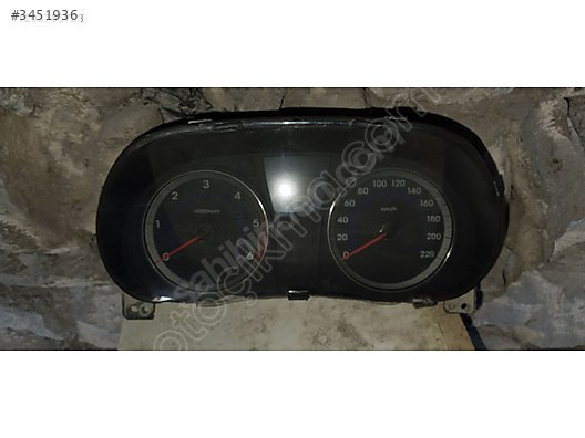Hyundai blue gösterge saati dizel