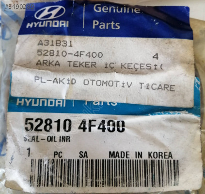 52810 4F400 HYUNDAI H100 KAMYONET AKS KEÇESİ İÇ İNCE