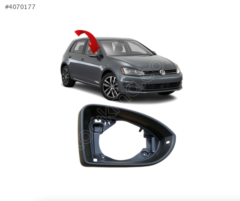 5G0857602 VW GOLF 7-7.5 SAĞ AYNA ÇERÇEVESİ 2013-2019