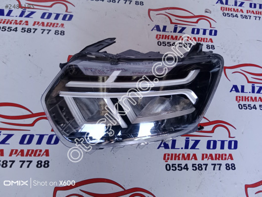 Dacia Duster sol ön far beyaz çizgili