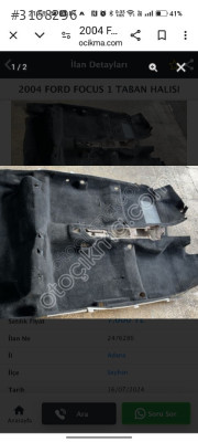 Renault megane 3 taban halisi orninal