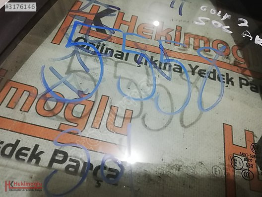 VW GOLF 7 SOL ARKA KELEBEK CAMI 43R 001057