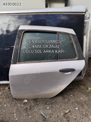 RENAULT CLİO SYMBOL ÇIKMA ORJİNAL DOLU SOL ARKA KAPI 2009-2012