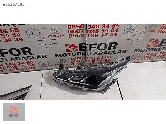 TOYOTA COROLLA SOL FAR ORJİNAL ÇIKMA YEDEK PARÇA 19-24
