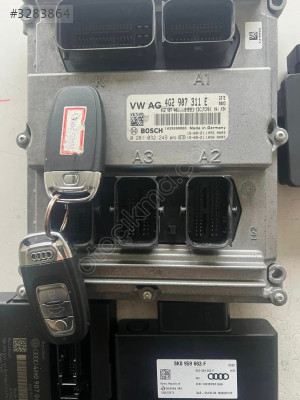 Audi A6 BCM Comfort beyni 4H0907064GT BCM 4G2907311E ECU KİT SET