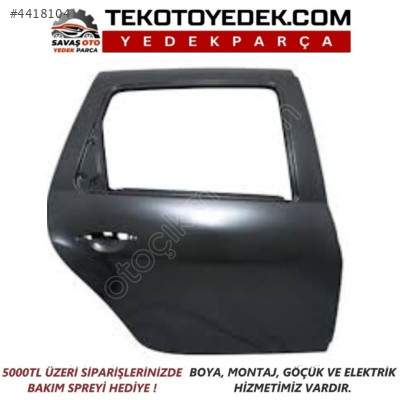 DUSTER ARKA KAPI KOMPLE SAĞ SOL 2010 VE ÜZERİ / KAMPANYA