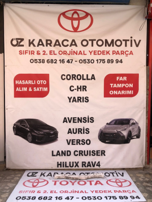 2013-2018 TOYOTA AURIS ÇIKMA ORJINAL ON PANEL ÜST SACI