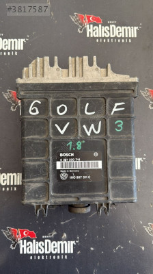 Volkswagen Golf 3 1.8 Motor Beyni 0261200714 1H0907311C