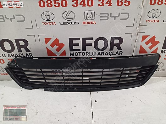 TOYOTA YARİS ÖN TAMPON IZGARASI ÇIKMA ORİJİNAL PARÇA 2012-2014