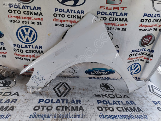 Toyota Corolla ön sol çamurluk Orjinal beyaz 2009-2012
