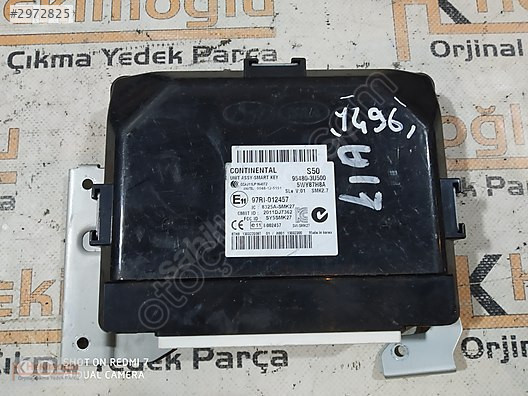 KİA SPORTAGE ANAHTAR BEYNİ MODÜLÜ 95480-3U500, 5WY87H8A, 97RI-01