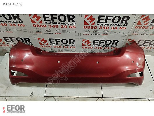 TOYOTA YARİS ARKA TAMPON ÇIKMA ORİJİNAL PARÇA 2012-2013